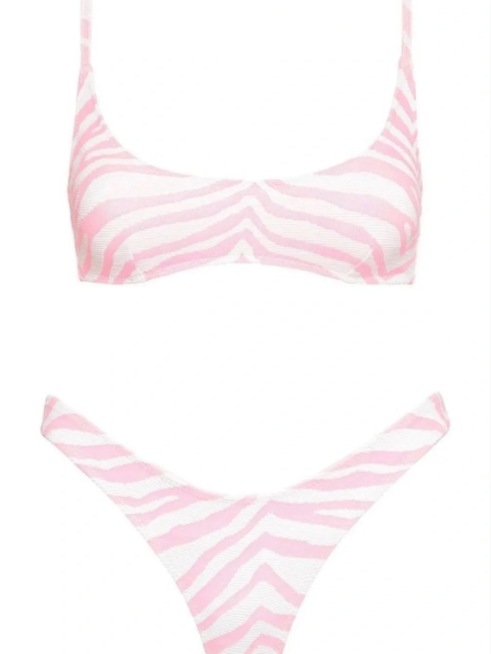 TRIANGL PINK ZEBRA BIKINI